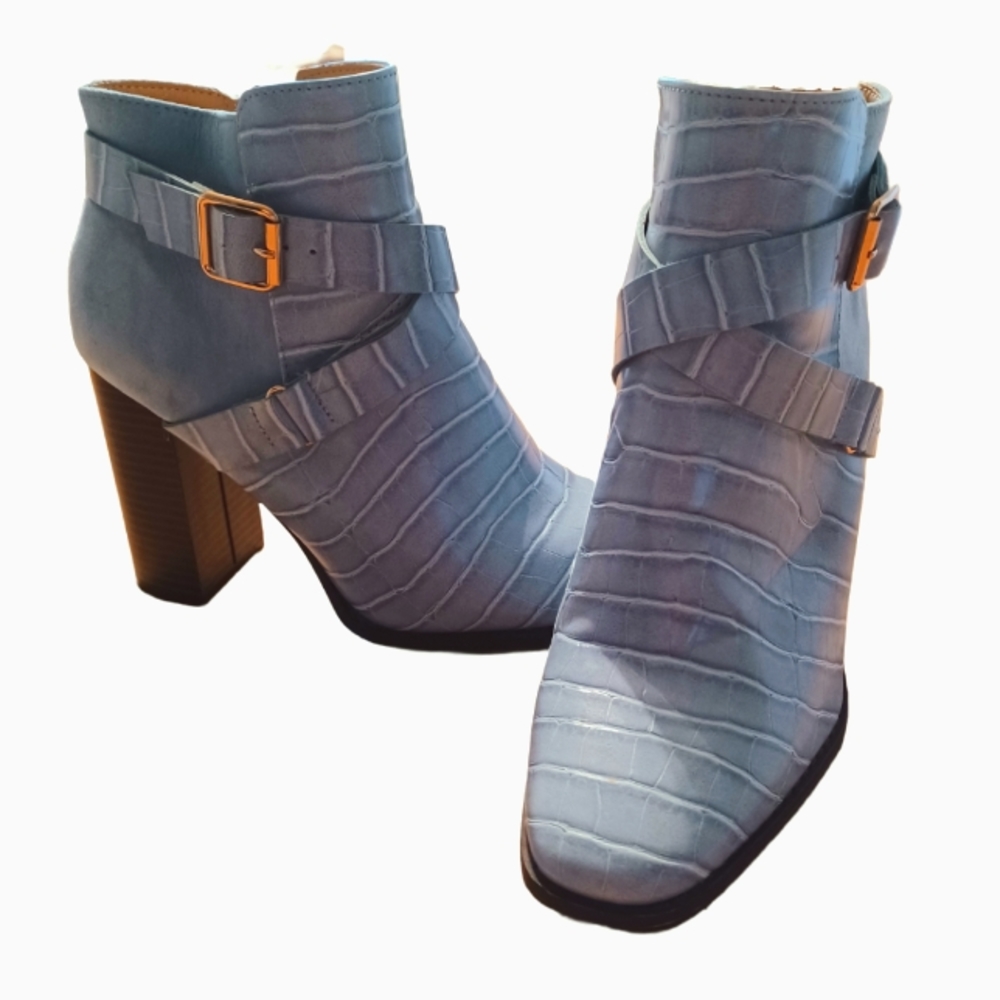 JUSTFAB "ZEPPELIN" ANKLE BOOTS SIZE 8